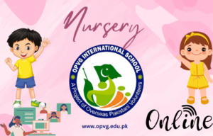 Nursery online school - OPVG International Online School
