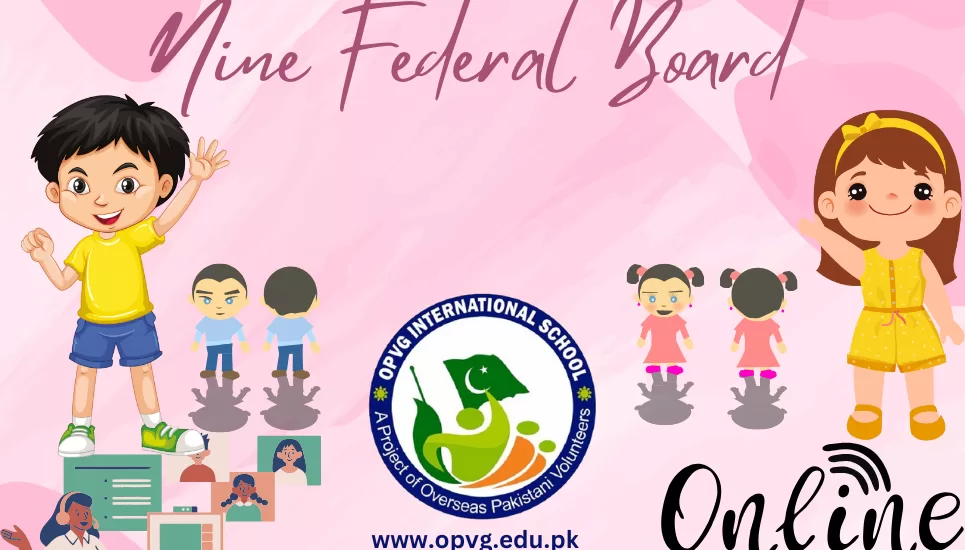 Grade 9 Federal Board online classes for overseas students